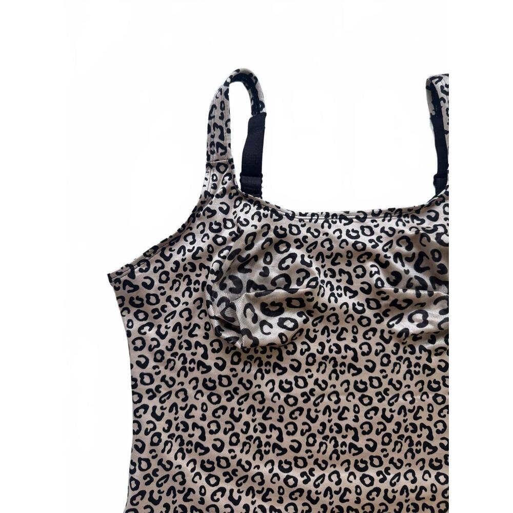 Ruby Ribbon Leopard Print Original Cami Shapewear 3022 Sz 40 - Picture 2 of 7
